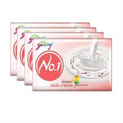 Godrej No. 1 Kesar & Milk Cream Soap 